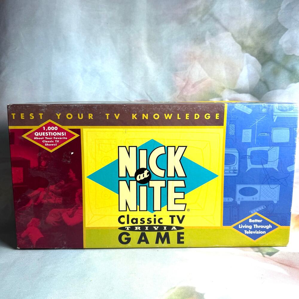 Vintage Nick At Nite Classic TV Trivia Game Board Game